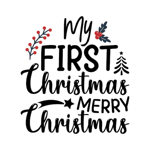 Mi primera navidad feliz navidad