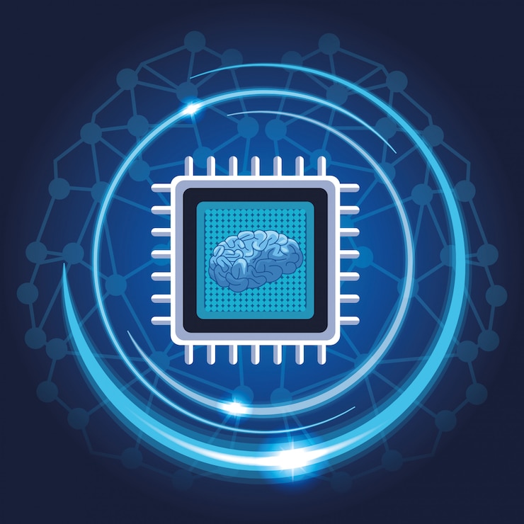 Vector microchip con cerebro