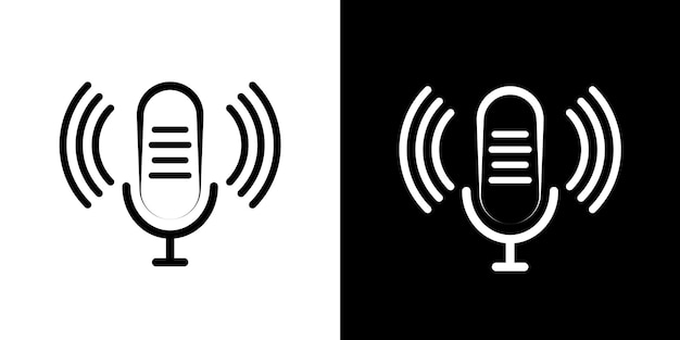 Micrófono de podcast de onda sonora Jugador de podcast