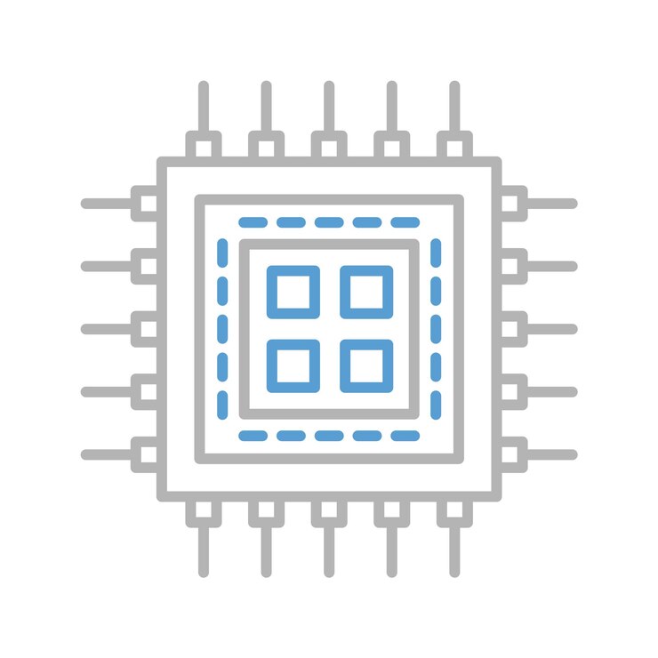 Vector el microprocesador