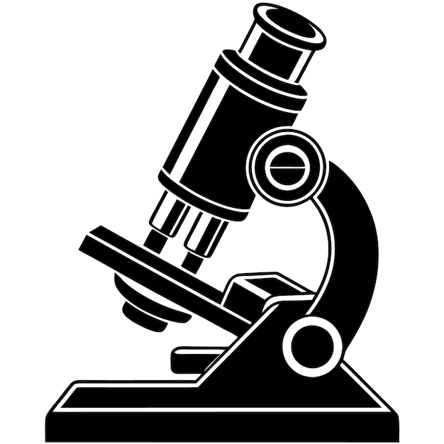 un microscopio negro con la palabra cita la palabra cita en él