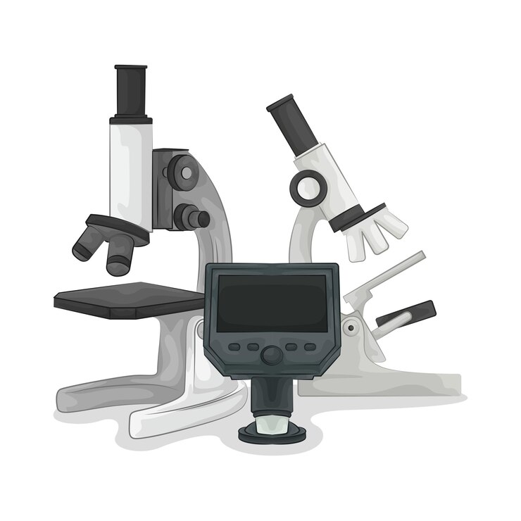 Vector el microscopio