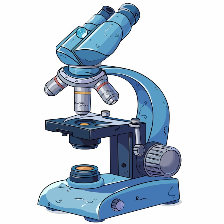 Vector el microscopio