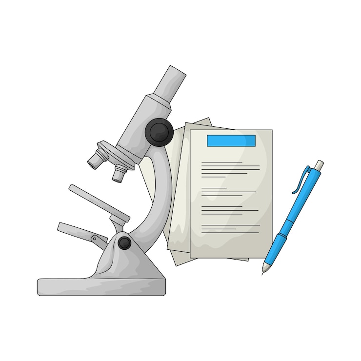 Vector el microscopio