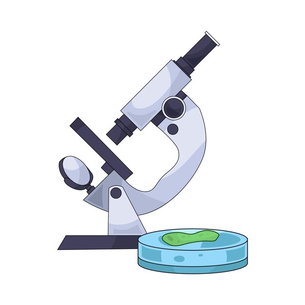 El microscopio