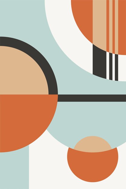 Midcentury Modern Minimalist Printable Wall Art