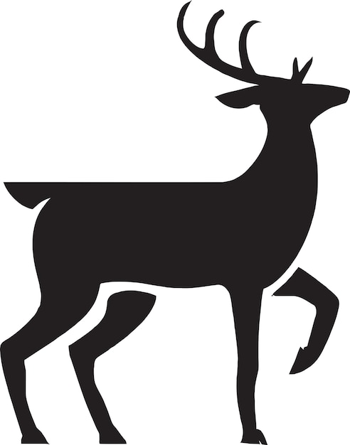Mighty Moose Deer Vector Icono Logotipo Diseño