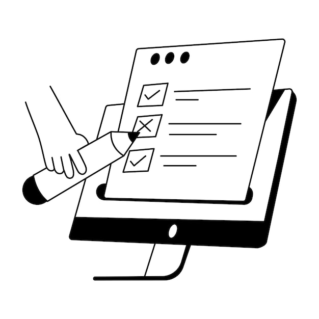 Mini Ilustración de Doodle para la programación web