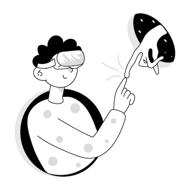 Las mini ilustraciones de Metaverse Doodle