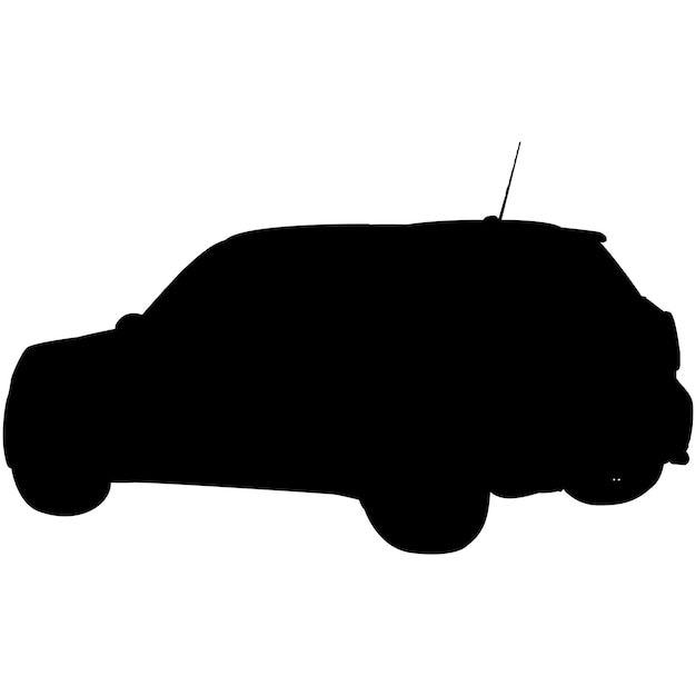 Un mini SUV crossover en silueta