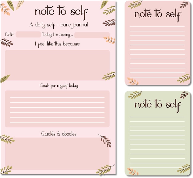 Mini tarjetas semanales diarias semanales hola gracias disfruta notas azul rosa editable