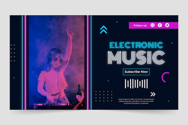 Miniatura de un evento de música electrónica en youtube