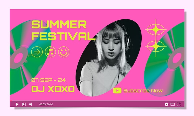 Miniatura de youtube del festival de música