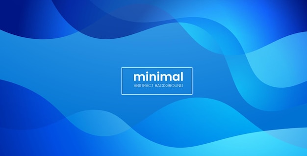 minimal abstracto azul líquido gradiente color con forma simple fresco diseño de moda fondo de banner