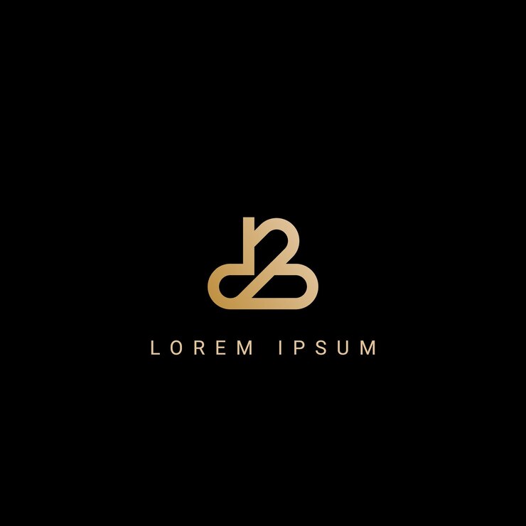 Vector minimal creativo inicial basado en el logotipo db y el logotipo bd letra db bd creativo monograma elegante