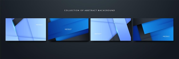 Minimalismo degradado azul geométrico azul colorido diseño abstracto fondo