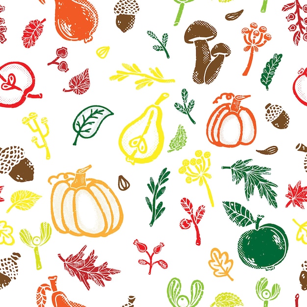 Minimalismo de moda patrón vegetal moderno Grunge textura desaliñada de los elementos motivos escandinavos patrón sin costuras vectorial