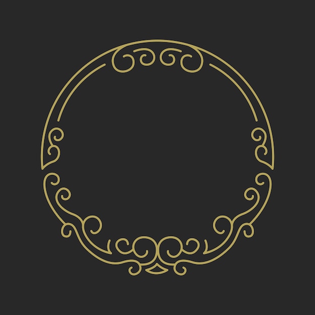 Minimalismo moderno Ornamentos florales Decorativo Monolina Conjunto vectorial 1