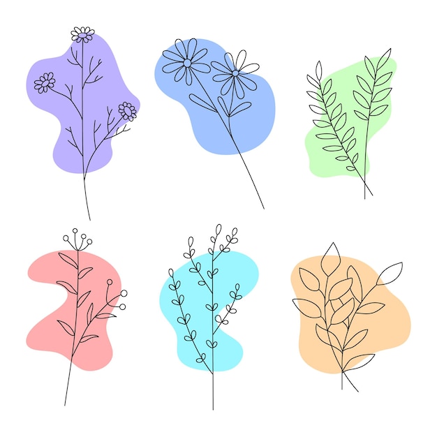 Minimalist Floral Line Art Collection