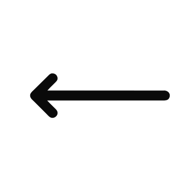 minimalista flecha vectorial dibujada a mano icono svg