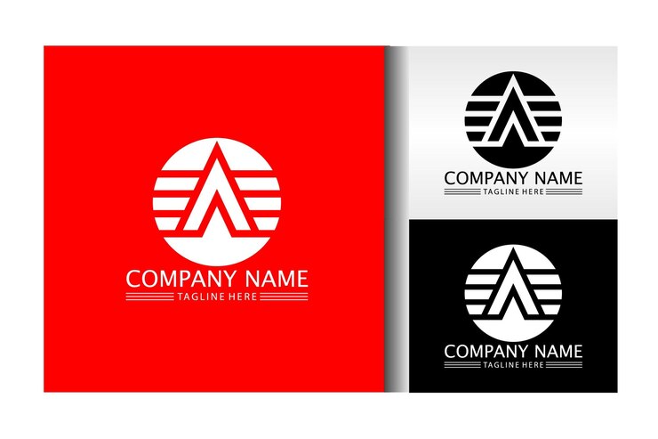 Minimalista Moderno Logotipo de una letra Elegante Colección de Diseño de Monograma