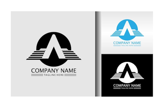 Minimalista Moderno Logotipo de una letra Elegante Colección de Diseño de Monograma