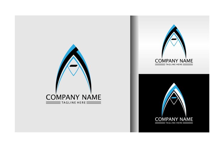 Vector minimalista moderno logotipo de una letra elegante colección de diseño de monograma