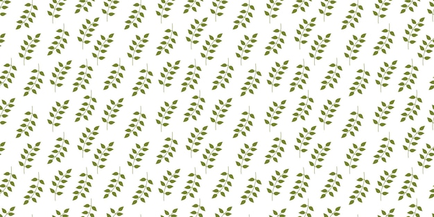 Minimalista patrón sin costuras de hojas simple textura orgánica para tela de impresión de moda o papel tapiz hojas dibujadas a mano fondo vectorial naturaleza elegante plantilla sin fin