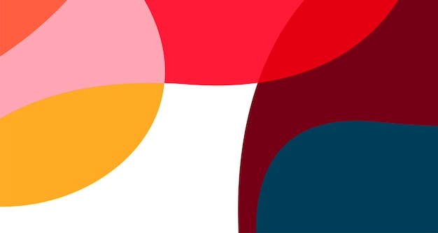 Minimalista simple plano colorido fluido geométrico fondo abstracto para el verano