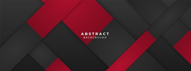 Mínimo geométrico negro y rojo formas geométricas luz tecnología fondo abstracto diseño Vector ilustración abstracto diseño gráfico patrón presentación fondo web plantilla