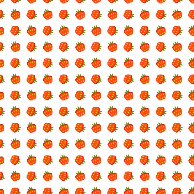 Mis frutas favoritas Diseño de patrones vectoriales sin costuras