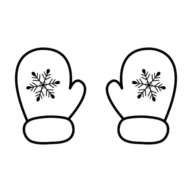 mitones de invierno