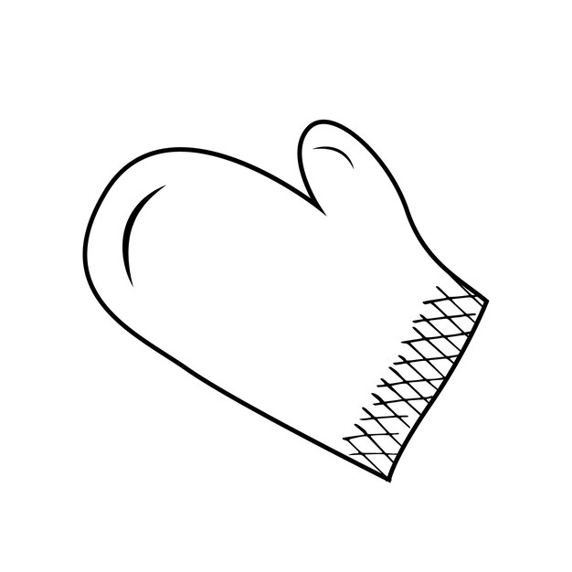Mittenwashcloth en esponja estilo Doodle para ducha