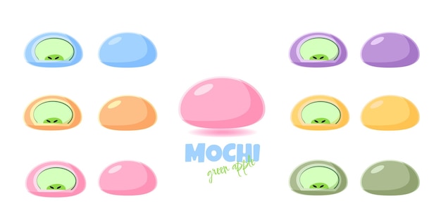 mochi con frutas