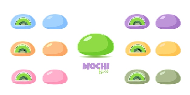 mochi con frutas