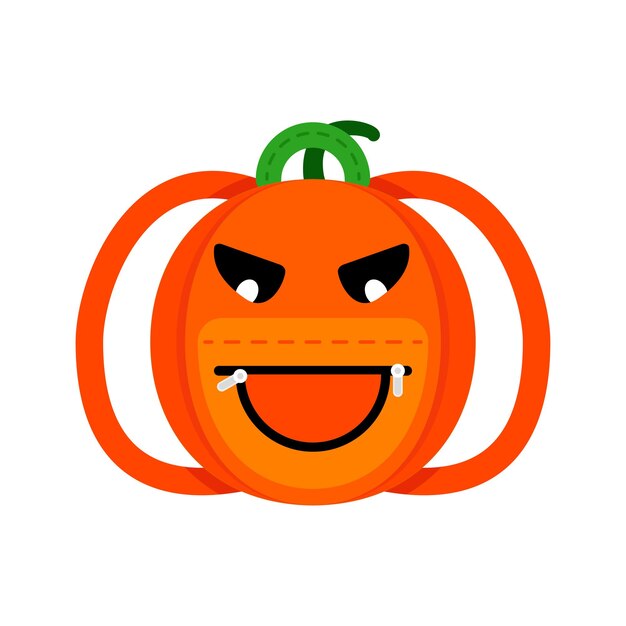 Vector mochila de calabaza