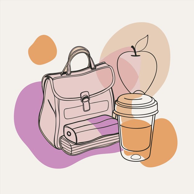 una mochila escolar con las palabras de espalda a espalda en ella