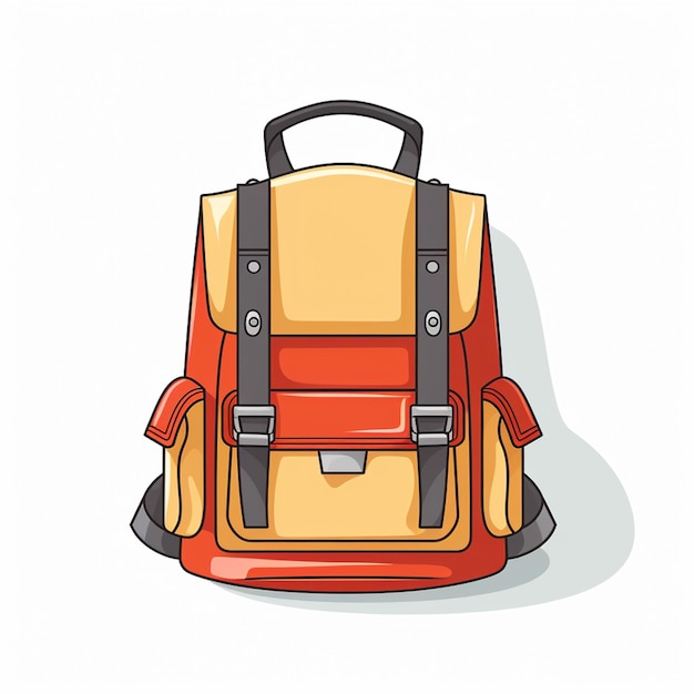 Vector mochila escolar