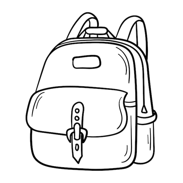 Una mochila sencilla para viajar y estudiar