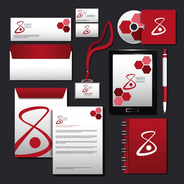 Mock up de identidad corporativa