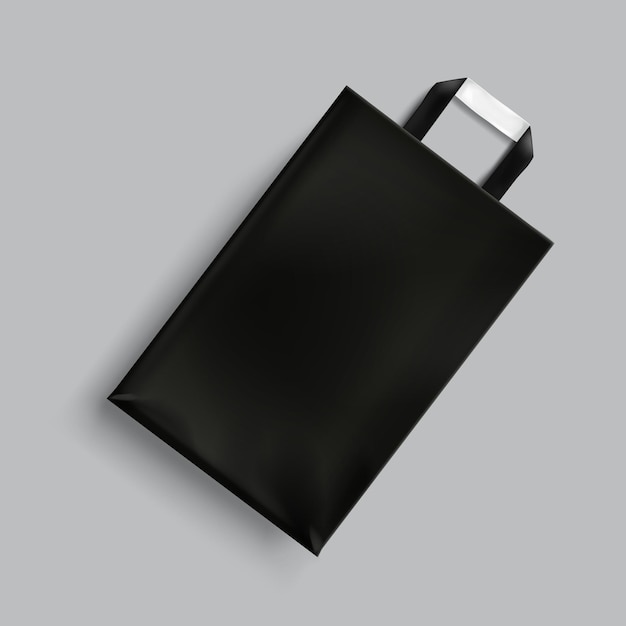 Vector mockup de bolsa de papel