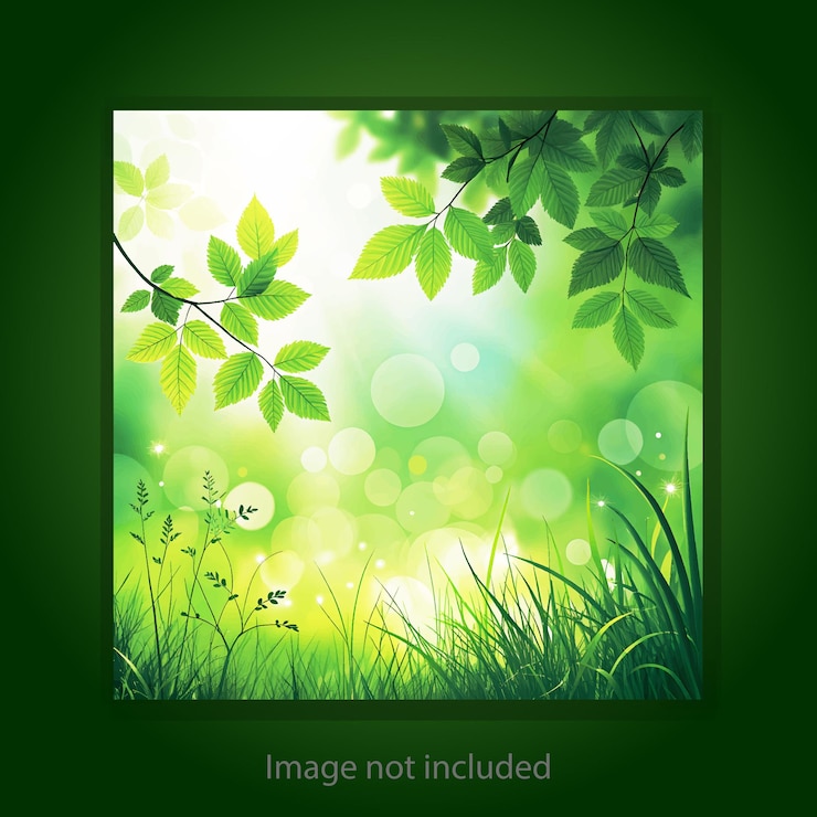 Vector mockup del diseño del producto premium nature beauty