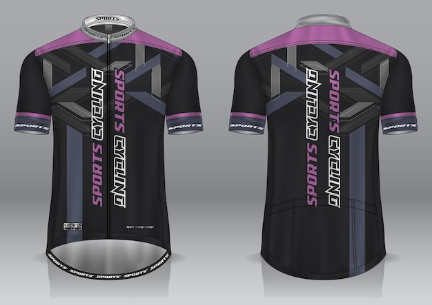 Mockup de jersey de ciclismo para uniforme