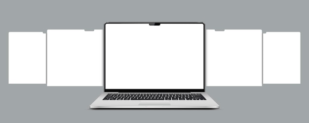 Mockup para mostrar capturas de pantalla de sitios web