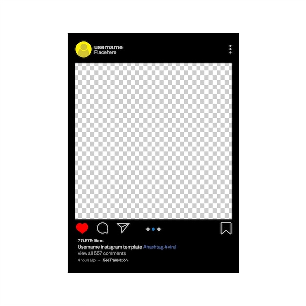 Mockup de las redes sociales de la plantilla de Instagram