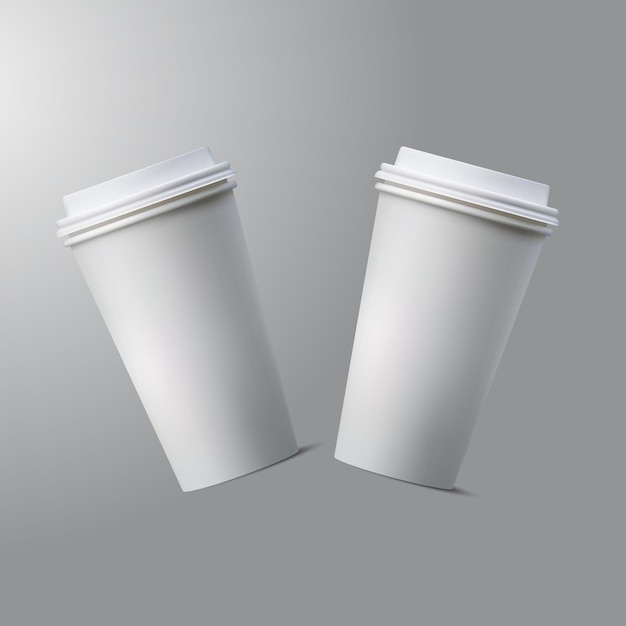 Vector mockup de taza de café