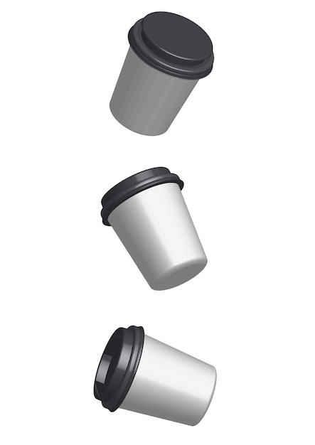 Mockup de taza de papel de café