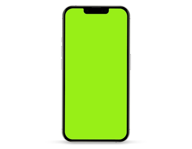 Mockup de teléfono inteligente de alta calidad en 3D con diferentes ángulos y fondo aislado para mostrar la aplicación móvil