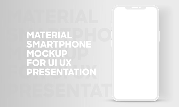 Mockup de teléfono inteligente de alta calidad en 3D con diferentes ángulos y fondo aislado para mostrar la aplicación móvil