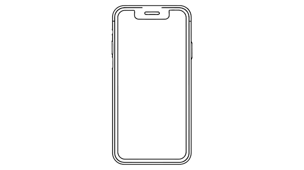Mockup de teléfono inteligente para juego de aplicación y vista de página web Ilustración vectorial en fondo blanco